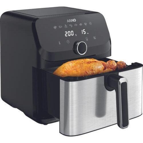 Imagem de Air Fryer Digital Fritadeira Sem Óleo Gigante 7,5L 127V Arno