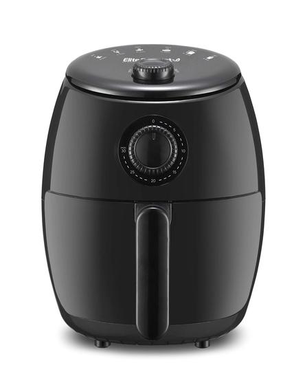 Imagem de Air Fryer Elite Gourmet EAF-0201 (2,1L, 1000W) - Temporizador e Controle de Temperatura