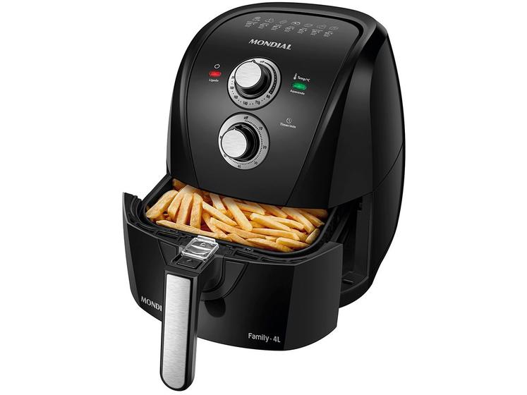 Air Fryer Mondial AFN-40-BFS Preto e Prata 4L com Timer é ruim? Air Fryer Mondial AFN-40-BFS Preto e Prata 4L com Timer é boa?