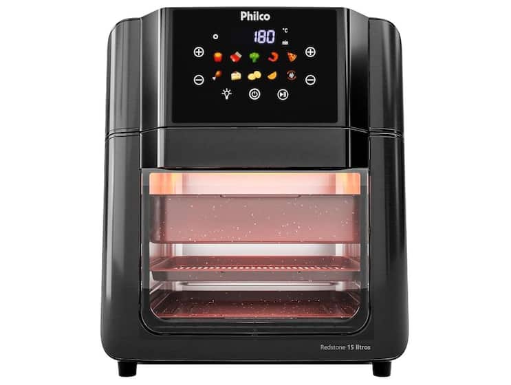 Air Fryer Philco Oven Painel Digital 15 Litros Redstone PAF15C 127v