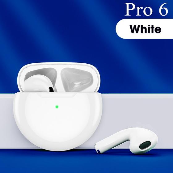 Imagem de Air Pro 6 TWS Fones de ouvido sem fio, fones de ouvido Bluetooth, Mic Pods, fones de ouvido intra-auriculares, fones de ouvido, novos, originais