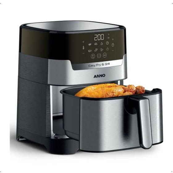 Imagem de Airfry Arno Grill Inox 2 em 1 Plus Expert Digital 4,2L