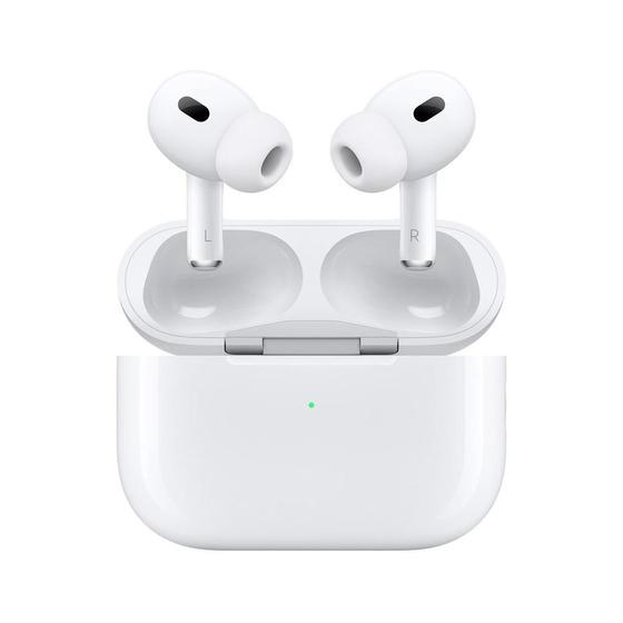 Imagem de AirPods Pro Apple, Com Estojo de Recarga MagSafe, USB-C, Branco