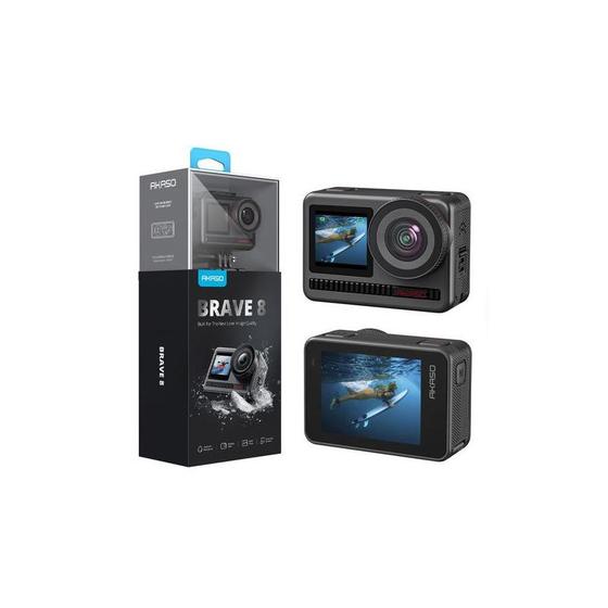 Imagem de AKASO Brave 8 - Câmera de Ação Full HD 4K Preta