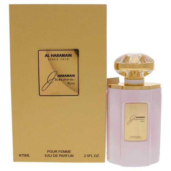 Imagem de AL HARAMAIN JUNOON ROSE Eau De Parfum Spray 2.5 Oz