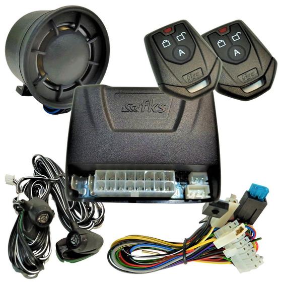 Imagem de Alarme Automotivo Carro Segurança Veicular Com Bloqueador Controle Sirene Anti Assalto Anti Furto Bloqueio do Motor