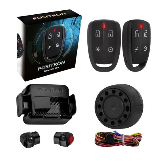 Imagem de Alarme Automotivo Cyber Fx360 Universal Anticlonagem Autolock