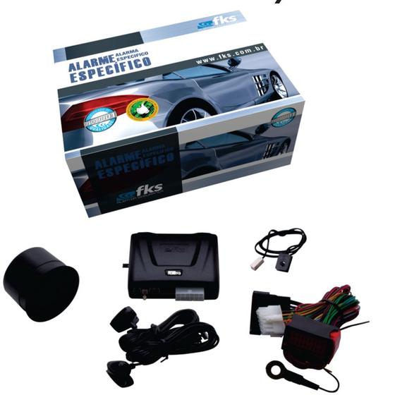 Imagem de Alarme Automotivo FKS FK500 Compatível com VW G5 / G6 GOL, Voyage, Saveiro, FOX