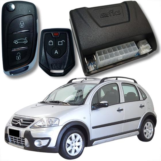 Imagem de Alarme automotivo linha citroen com chave canivete e bloqueador veicular completo fk902 cr941 cr730