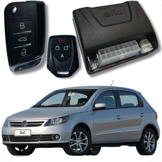 Imagem de Alarme automotivo linha volkswagen chave canivete e bloqueador fácil instalação vw completo