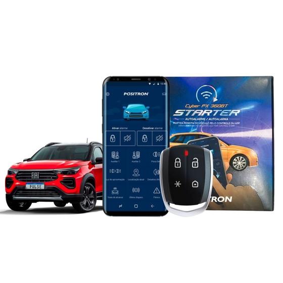Imagem de Alarme Automotivo Px360bt Starter Pósitron Partida Remota