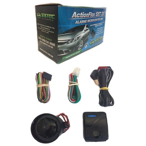Imagem de Alarme Automotivo Sistec SXT200 Actionflex Veículos com Chaveador Original