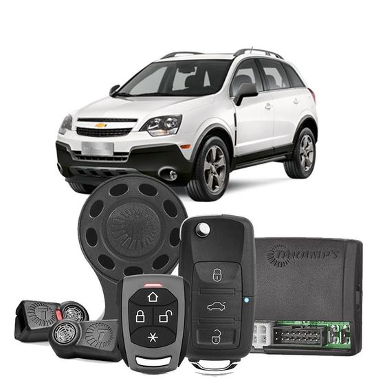 Imagem de Alarme Carro Taramps Tw 20ch G4 Chave Canivete Chevrolet Captiva