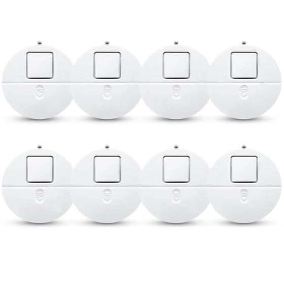 Imagem de Alarme de Janela LOGIK Modern Ultrafin 120dB - Pacote com 8 Unidades