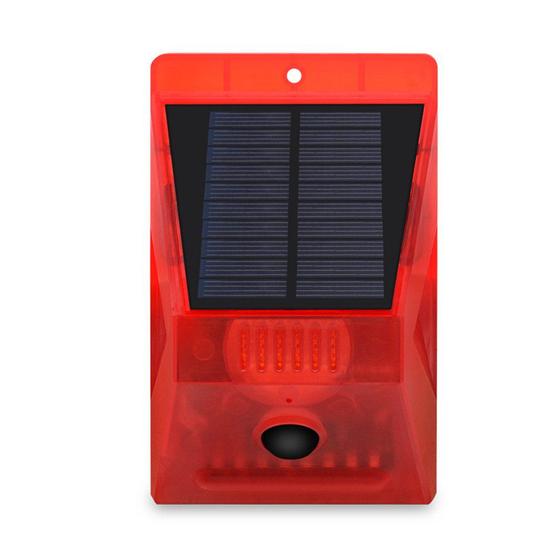 Imagem de Alarme de luz solar Alarme de sensor de movimento com controle remoto de som