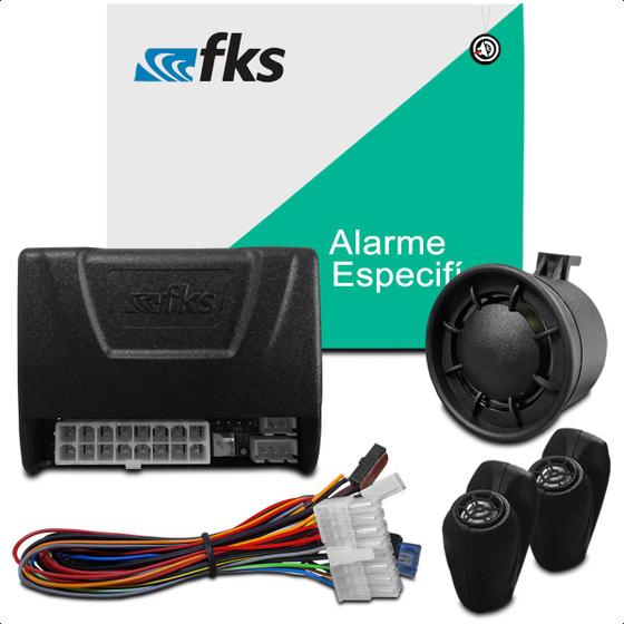 Imagem de alarme especifico fks para carros com chaveador eletronico original e com função travamento automatico de portas