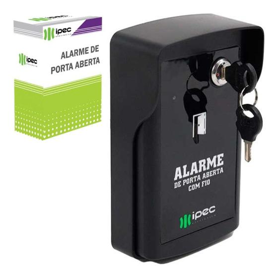 Alarme Indicador De Porta Portão Aberta Com Sirene Aviso Aberto Ipec Menor preço em Alarme Indicador De Porta Portão Aberta Com Sirene Aviso Aberto Ipec