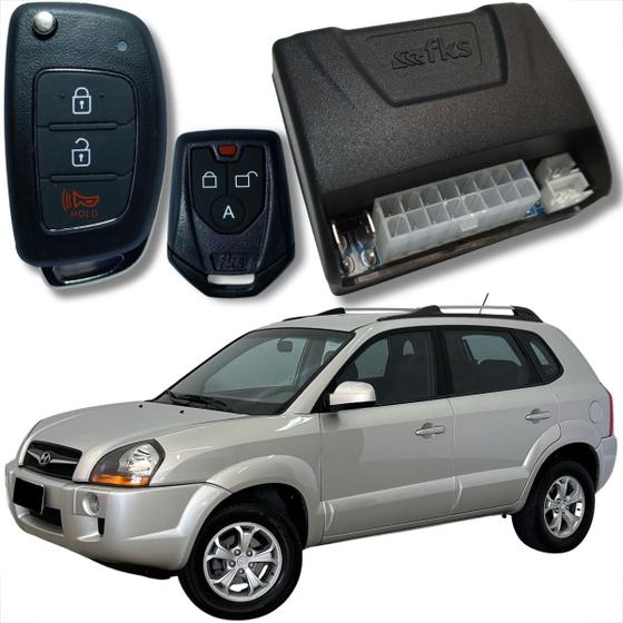 Imagem de Alarme linha hyundai com chave canivete e bloqueador veicular completo automotivo carro