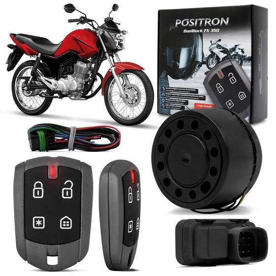 Alarme Moto Pósitron Duoblock Fx G8 350 Universal Presença Sensor de ...