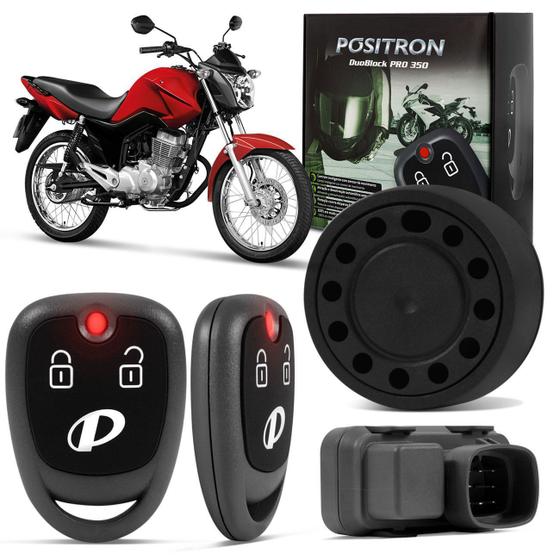 Imagem de Alarme Moto Universal Positron Duoblock PRO 350 G8 Função Presença Sensor Movimento Com 2 Controles
