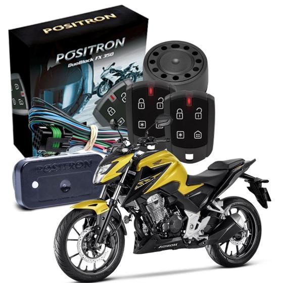 Imagem de Alarme Para Moto Honda Twister 300cc 2023 2024 Positron FX 350