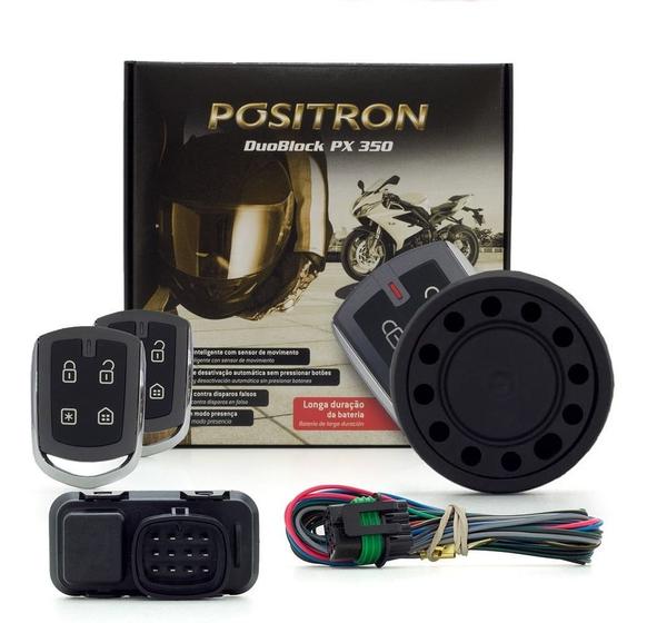 Imagem de Alarme Para Motos Pósitron Duoblock PX 350 G8 Universal com Sensor de Presença e Movimento