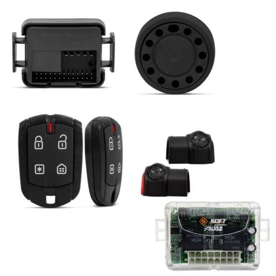 Imagem de Alarme Positron Cyber EX360 + Módulo de Vidros Soft AW52 2 Portas