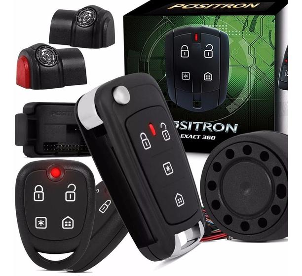 Imagem de Alarme Positron Exact Ex360 e Chave Positron Px80