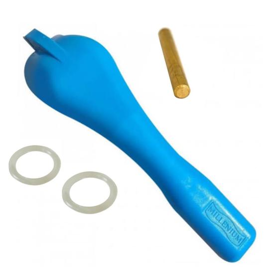 Imagem de Alavanca Da Válvula Azul Com Pino e 2 Anel Oring Millenium Sodramar