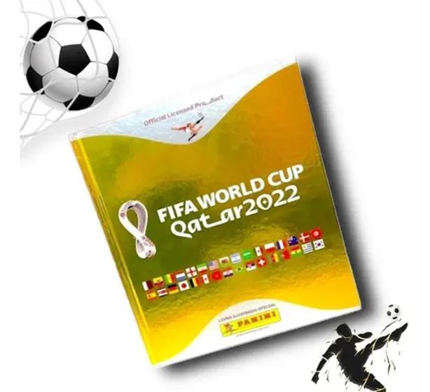 Álbum Capa Dourada Copa 2022 Oficial Limitada Figurinhas + 100 figurinhas. Menor preço em Álbum Capa Dourada Copa 2022 Oficial Limitada Figurinhas + 100 figurinhas.
