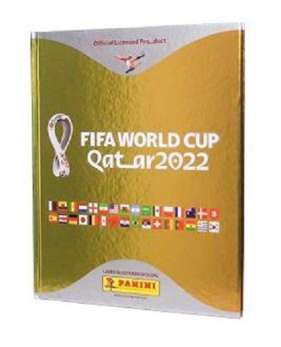 Imagem de Álbum de Figurinhas Capa Dura Ouro Copa do Mundo Qatar 2022 Panini