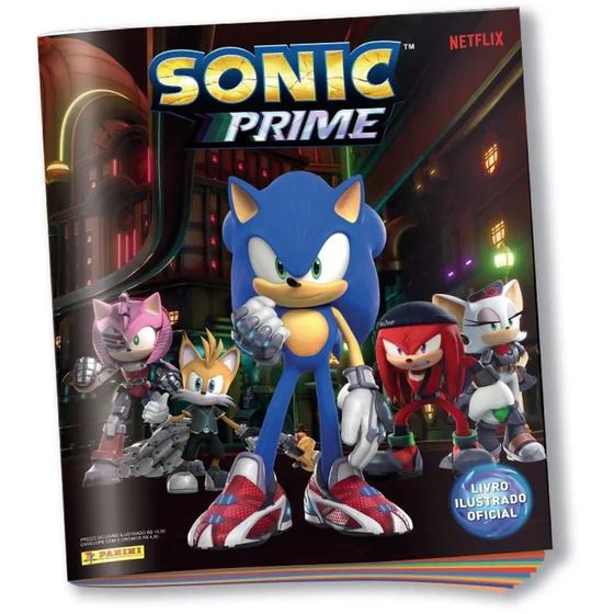 Imagem de Album de Figurinhas Sonic Prime (netflix) Brochura - Panini