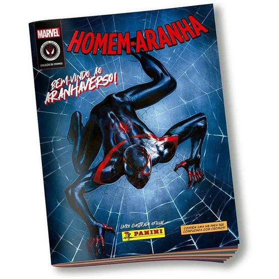 Imagem de álbum de Figurinhas Spiderman Spiderverse Brochura - Panini