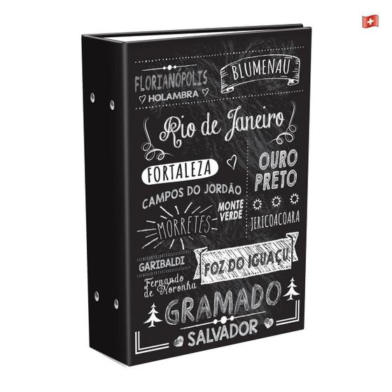 Imagem de Album De Fotos 10X15 Para 500 Fotos Viagem Pelo Brasil 24H