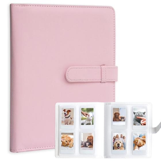 Imagem de Álbum de fotos Hearoo 128 bolsos para Fujifilm Instax Mini Pink