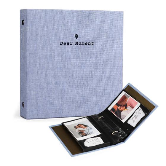 Imagem de Album de Fotos Instax para 50 fotos Dear Moment Azul