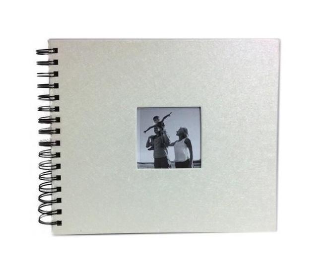 Imagem de Álbum De Fotos Scrapbook Livro De s Médio - Branco