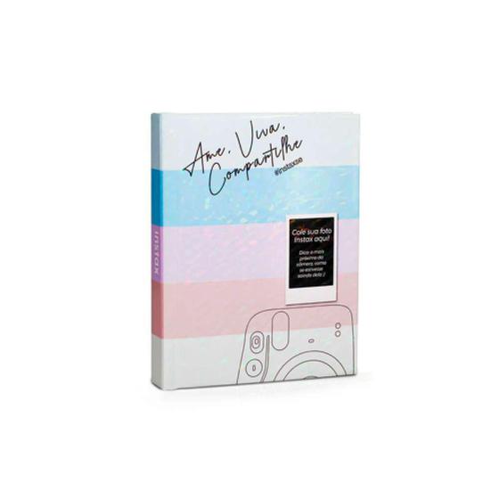 Álbum de Fotos Scrapbook Mini Instax Fujifilm Original C/ NF Álbum de Fotos Magazine Luiza