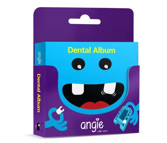 Imagem de Álbum Dental Premium Porta Dentes Infantil Recordação Azul