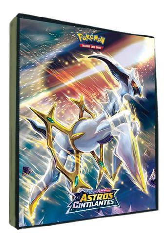 Imagem de Álbum Fichário Pokemon Astros Cintilantes Arceus + 10 Folhas