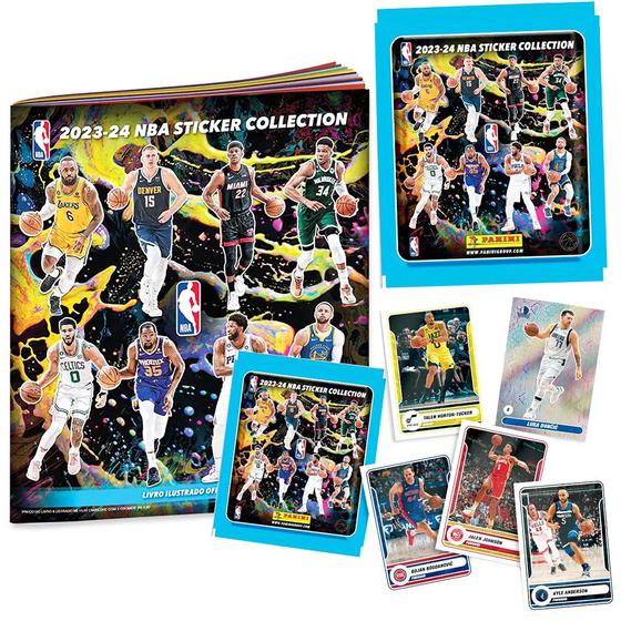 Imagem de Album Figurinhas NBA 2024 Com 200 Figurinhas Basquete EUA