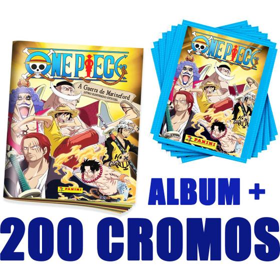 Imagem de Álbum Figurinhas One Piece 2023 Livro Ilustrado + 200 Cromos
