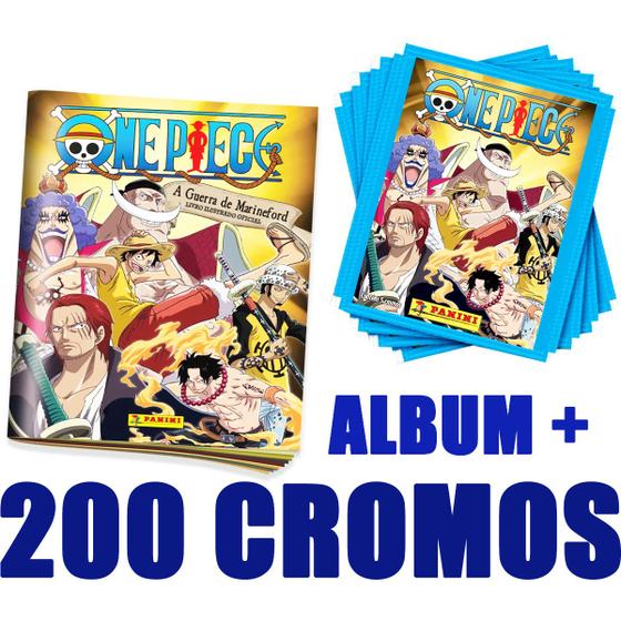 Álbum Figurinhas One Piece 2023 Livro Ilustrado + 200 Cromos - Panini ...
