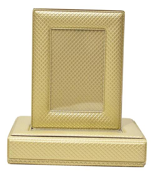 Imagem de Álbum Luxo Dourado Porta Fotos Na Capa 100 Fotos 13x18