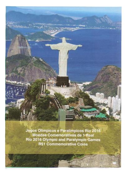 Imagem de Álbum Para 16 Moedas Olímpicas Rio 2016 Com Acrílico