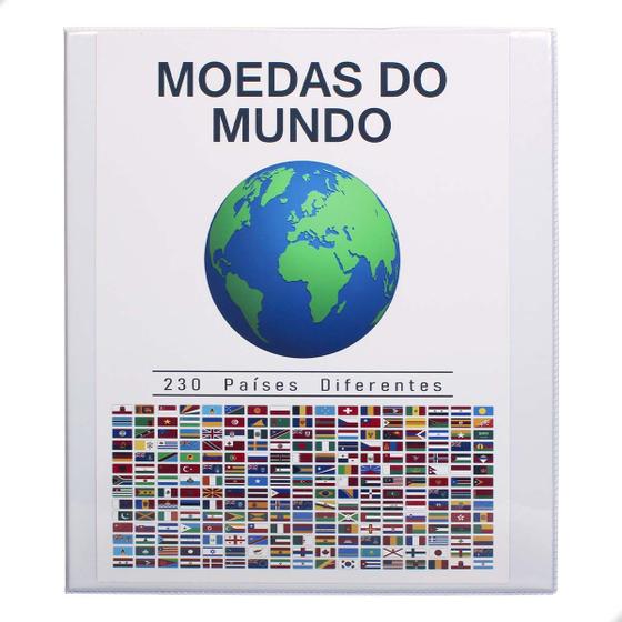 Imagem de Álbum para Moedas de 230 Países com Adesivos