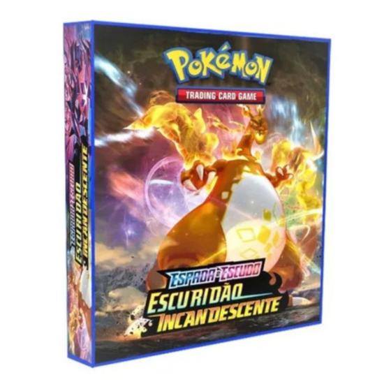 Álbum Pasta Fichário Pokemon Espadas & Escudos Escuridão Incandescente Menor preço em Álbum Pasta Fichário Pokemon Espadas & Escudos Escuridão Incandescente