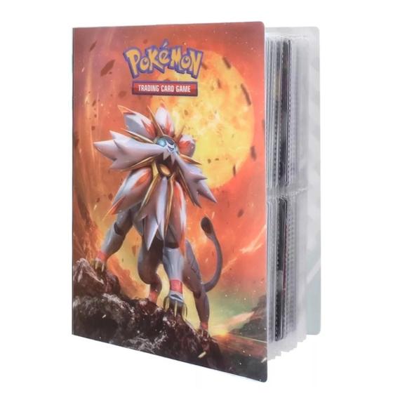 Imagem de Álbum Pasta Pokemon Solgaleo e Lunala 30 Folhas 4 Bolsos