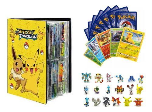 Imagem de Album Pokémon Pikachu P/ 240 Cards + 25 Cartas