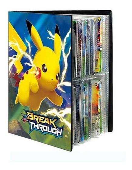 Imagem de Álbum Pokémon Porta 240 Cards Pikachu Cartas